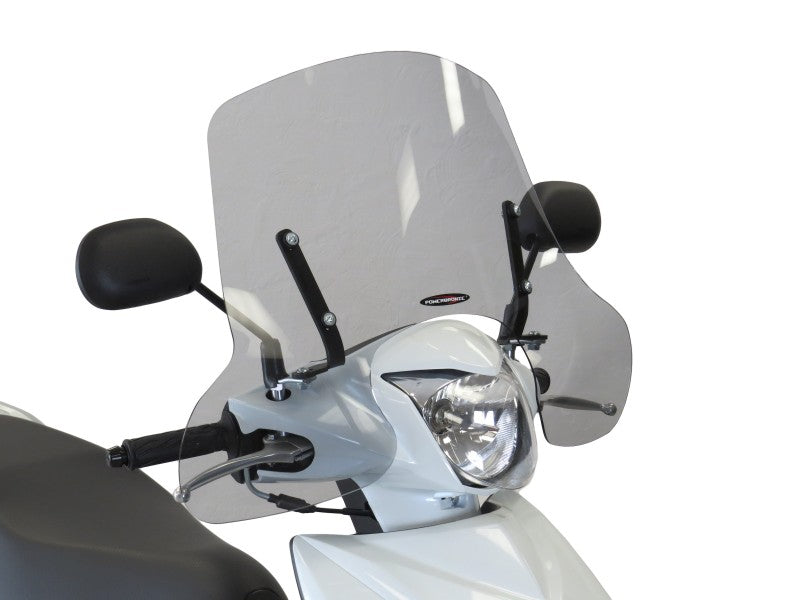 Powerbronze / パワーブロンズ スクータースクリーン SUZUKI ADDRESS 110 15-20 (290 MM) フロストステルスグレー | 430-U296A-019
