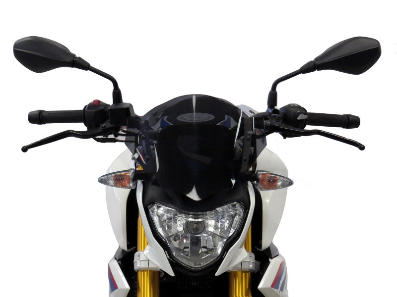 Powerbronze / パワーブロンズ ライトスクリーン BMW G310R 16-20 (高さ: 245 MM) フロストステルスグレー | 430-U297-019