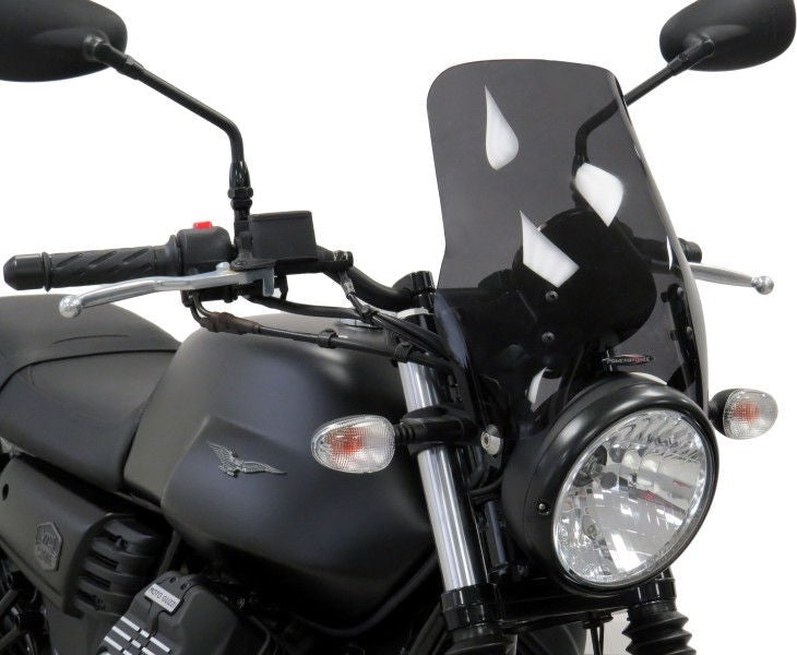 Powerbronze ライトスクリーン MOTO GUZZI V7 ROUGH 18-21/V7 SPECIAL 17-21 (285 MM HIGH)/ダークティント | 430-U308B-002