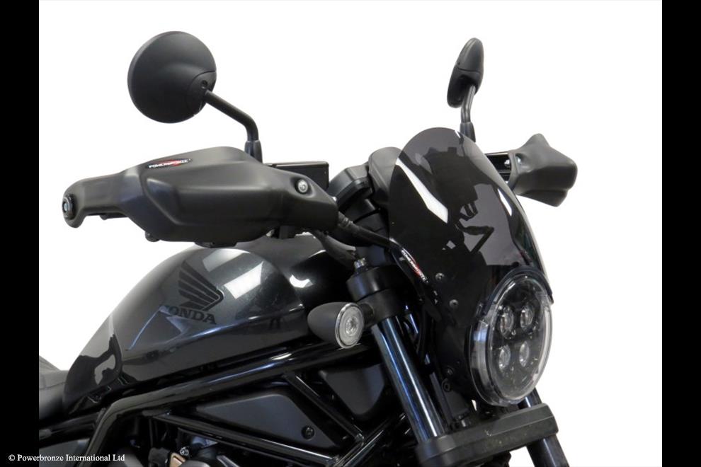 Powerbronze / パワーブロンズ Light Screen for HONDA CMX1100 REBEL 21-23 (220 MM HIGH)/VIOLET | 430-U324-014