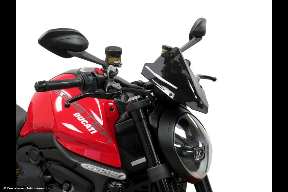 Powerbronze / パワーブロンズ Light Screen for DUCATI MONSTER 950 21-23/STREETFIGHTER V2 22-23 (230 MM HIGH)/YELLOW | 430-U325-006