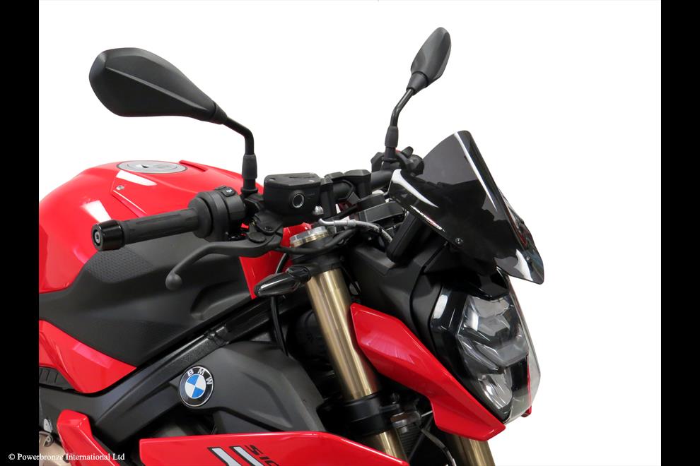 Powerbronze / パワーブロンズ Light Screen for BMW S1000R 21-23 (230 MM HIGH)/AMBER | 430-U326-007