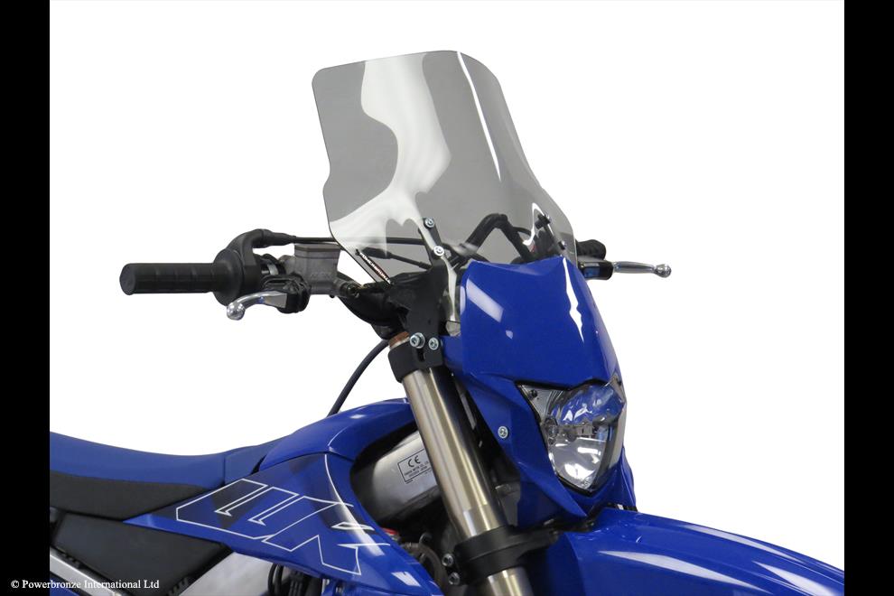 Powerbronze / パワーブロンズ Light Screen for YAMAHA WR250F 21-23/WR450F 21-23 (265 MM HIGH)/ELECTRIC BLUE | 430-U337-009