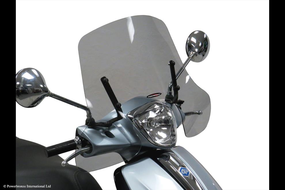 Powerbronze / パワーブロンズ Scooter Screens for PIAGGIO LIBERTY 50 11-23/LIBERTY 125 11-23 (290 MM HIGH)/DARK GREEN | 430-U346A-012