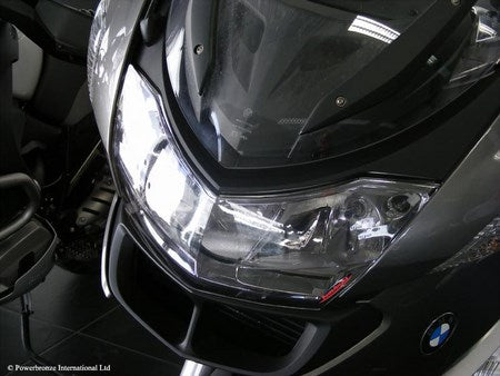 Powerbronze / パワーブロンズ ヘッドライトプロテクター ライムグリーン BMW R1200RT 10-13 | 440-B527-011