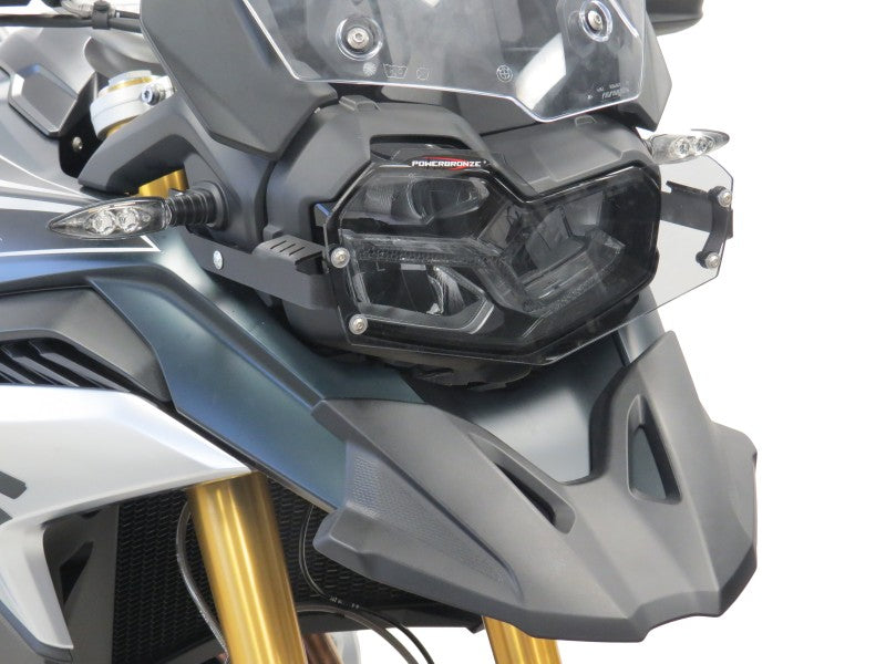 Powerbronze / パワーブロンズ ヘッドライトプロテクター BMW F750GS 18-20/F850GS 18-20 (LED Only) ライトティント | 440-B590B-001