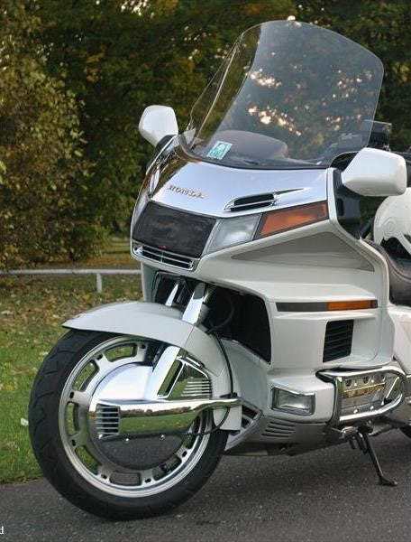 Powerbronze / パワーブロンズ ヘッドライトプロテクター フロストステルスグレー HONDA GL1500 | 440-H028-019