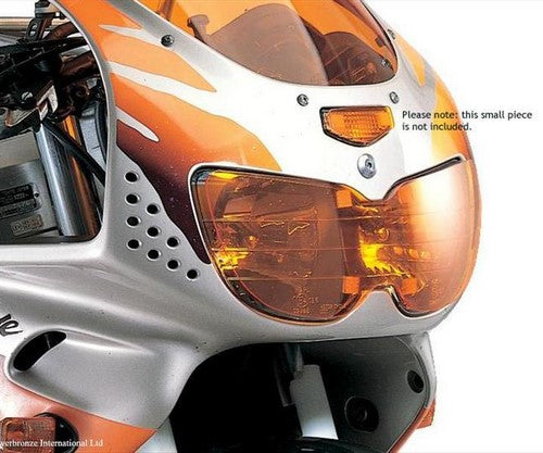 Powerbronze / パワーブロンズ ヘッドライトプロテクター フロストステルスグレー HONDA CBR900RR 94-97 | 440-H067-019