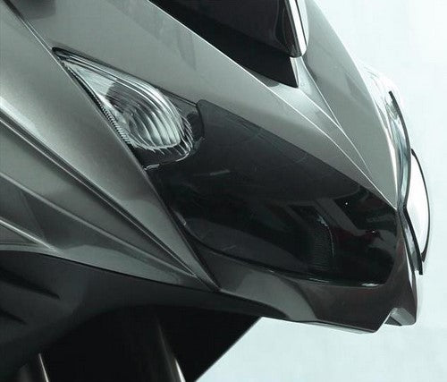 Powerbronze / パワーブロンズ ヘッドライトプロテクター フロストステルスグレー KAWASAKI ER6-F 09-11 Z1000SX 11-16 | 440-K490-019