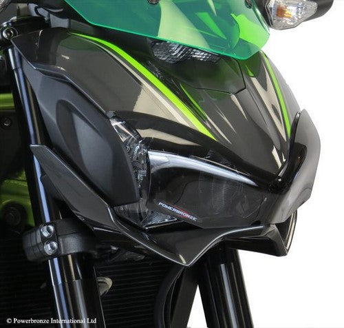 Powerbronze / パワーブロンズ ヘッドライトプロテクター フロストステルスグレー KAWASAKI Z900 17-19 | 440-K572-019