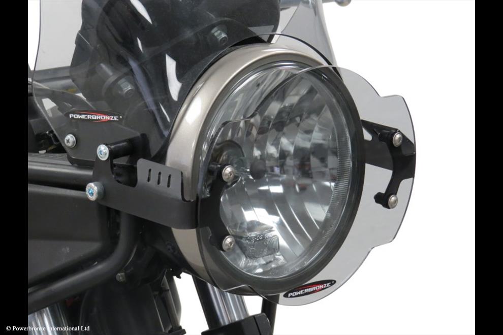 Powerbronze / パワーブロンズ Headlight Protectors for ROYAL ENFIELD HIMALAYAN 18-20/YELLOW | 440-R656-006