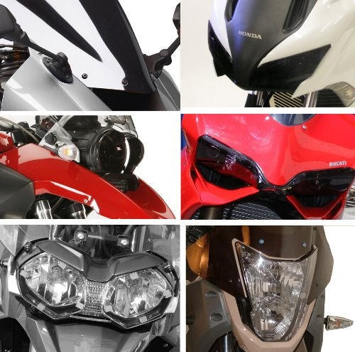 Powerbronze / パワーブロンズ ヘッドライト プロテクター SUZUKI GSX750F 89-97 ブラック | 440-S019-003