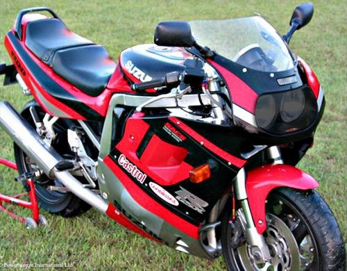 Powerbronze / パワーブロンズ ヘッドライトプロテクター フロストステルスグレー SUZUKI GSXR1100 91-92 | 440-S039-019