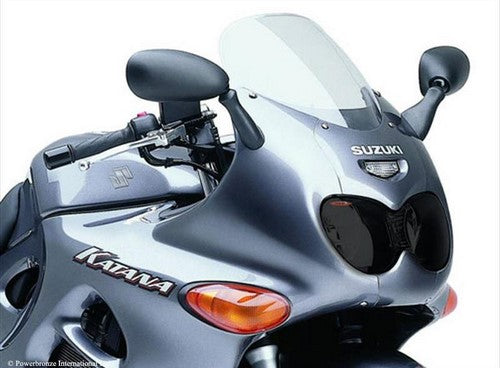Powerbronze / パワーブロンズ ヘッドライトプロテクター フロストステルスグレー SUZUKI GSX600 98-04 GSX750F 98-04 | 440-S125-019