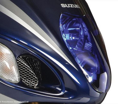 Powerbronze / パワーブロンズ ヘッドライトプロテクター フロストステルスグレー SUZUKI GSX1300R ハヤブサ 99-07 | 440-S178-019