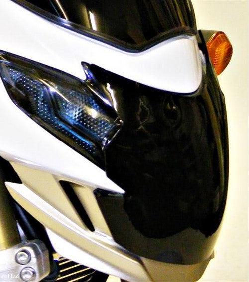 Powerbronze / パワーブロンズ ヘッドライトプロテクター フロストステルスグレー SUZUKI GSR750 11-16 GSX-S750 15-16 | 440-S494-019