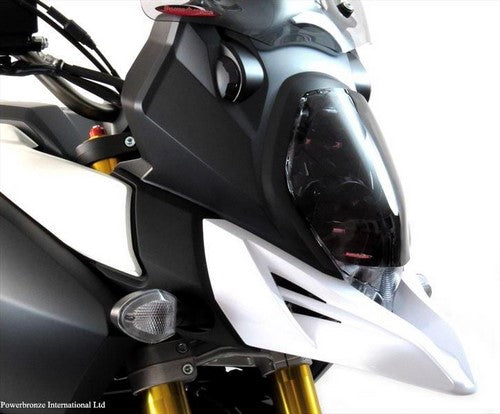 Powerbronze / パワーブロンズ ヘッドライトプロテクター フロストステルスグレー SUZUKI DL1000 V-STROM 14-19 DL650 V-STROM 17-19 | 440-S532-019