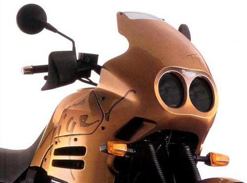 Powerbronze / パワーブロンズ ヘッドライトプロテクター フロストステルスグレー TRIUMPH SPRINT 92-97 DAYTONA DAYTONA III TIGER 92-97 | 440-T021H-019