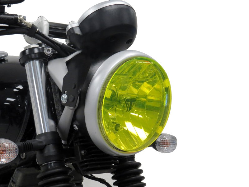 Powerbronze / パワーブロンズ ヘッドライトプロテクター フロストステルスグレー TRIUMPH STREET SCRAMBLER 17-18 | 440-T089J-019