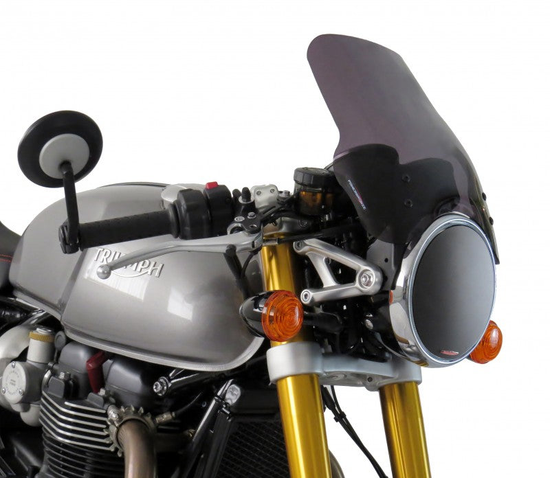Powerbronze / パワーブロンズ ヘッドライトプロテクター フロストステルスグレー TRIUMPH STREET CUP 17-19 | 440-T089K-019