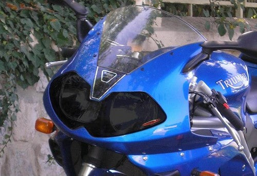Powerbronze / パワーブロンズ ヘッドライトプロテクター フロストステルスグレー TRIUMPH DAYTONA T955I 01-03 | 440-T320-019