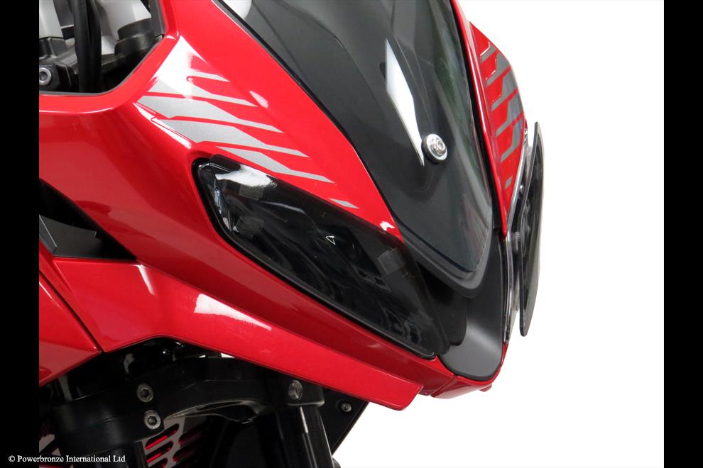 Powerbronze / パワーブロンズ Headlight Protectors for TRIUMPH TIGER SPORT 660 22-23/ELECTRIC BLUE **NOT ROAD LEGAL** | 440-T555B-009