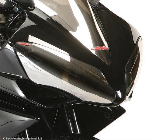 Powerbronze / パワーブロンズ ヘッドライトプロテクター フロストステルスグレー YAMAHA YZF-R1 07-08 | 440-Y450-019