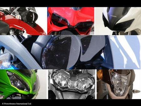 Powerbronze / パワーブロンズ ヘッドライトプロテクター フロストステルスグレー YAMAHA FJR1300 06-12 | 440-Y528-019