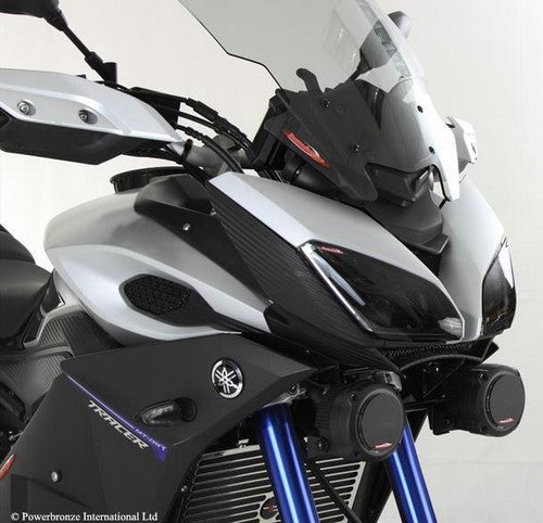 Powerbronze / パワーブロンズ ヘッドライトプロテクター フロストステルスグレー YAMAHA MT-09 TRACER 15-17 FJ-09 TRACER 15-17 | 440-Y557-019
