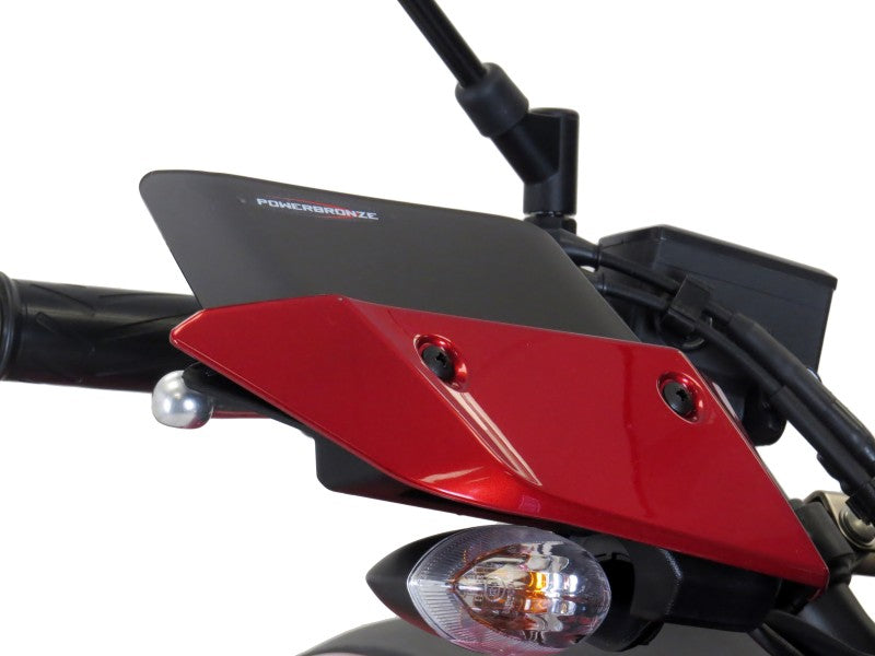 Powerbronze / パワーブロンズ ウインドディフレクター フロストステルスグレー YAMAHA MT-07 TRACER 16-19 MT-07 TRACER GT 19 FJ-07 TRACER 16-19 FJ-07 TRACER GT 19 (ハンドガード) | 450-Y103-019