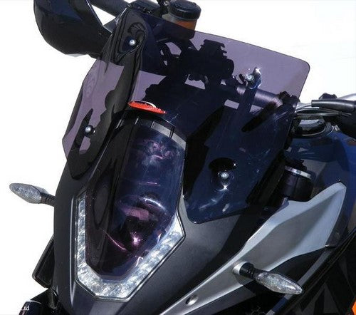 Powerbronze / パワーブロンズ アドベンチャー スポーツスクリーン フロストステルスグレー KTM 1190 アドベンチャー 13-16 1050 アドベンチャー 15-17 1290 SUPER アドベンチャー T 17-19 (180MM) | 460-KT101-019