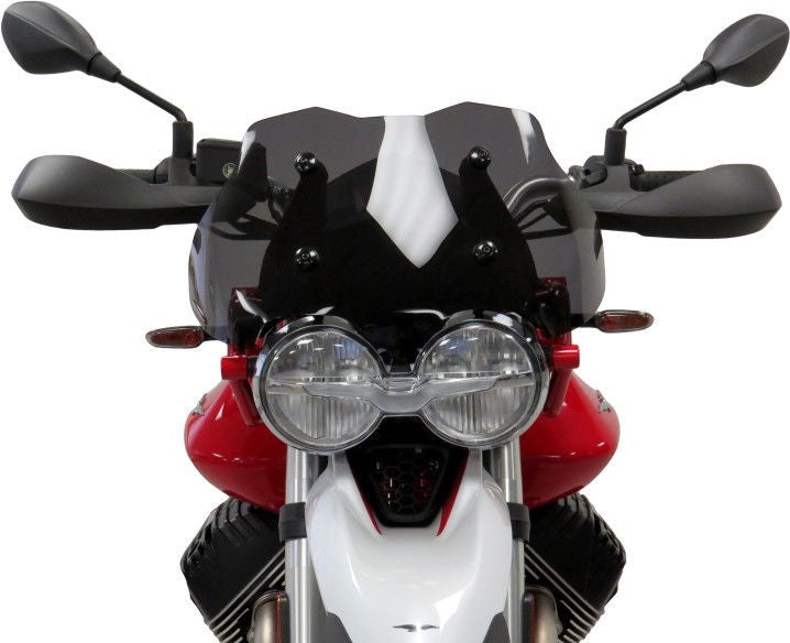 Powerbronze アドベンチャースポーツスクリーン MOTO GUZZI V85TT 19-21 (290 MM HIGH)/ダークティント | 460-M101-002