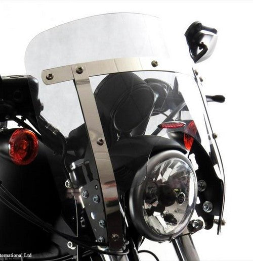 Powerbronze / パワーブロンズ カスタムスクリーン フロストステルスグレー ハーレーダビッドソン XL1200S SPORTSTER SPORT 95-03 VANGUARD | 470-HD101-019