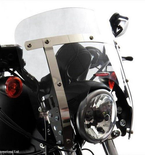 Powerbronze / パワーブロンズ カスタムスクリーン フロストステルスグレー KAWASAKI VN800 CLASSIC 97-03 VANGUARD | 470-K110-019