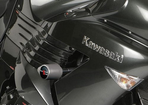 Powerbronze / パワーブロンズ バジェットクラッシュポストセット (クラッシュバー) グリーン KAWASAKI ZZR1400 ZX-14R 06-11 | 513-K112-011