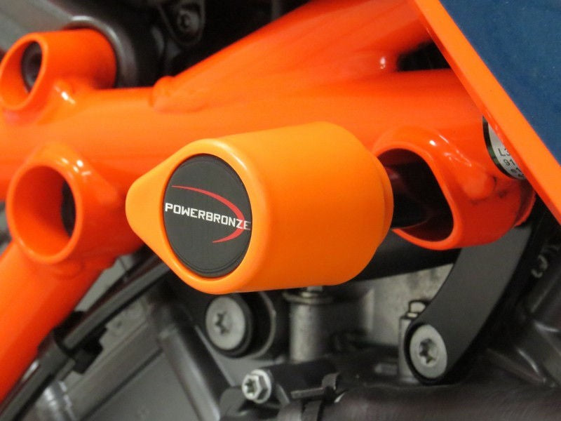Powerbronze フレームスライダー KTM 1290 SUPER DUKE R 20-21/アンバー | 513-KT104-007