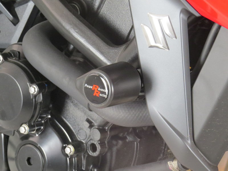 Powerbronze / パワーブロンズ バジェットクラッシュポストセット (クラッシュバー) グリーン SUZUKI GSX-S750 17-19 | 513-S128-011