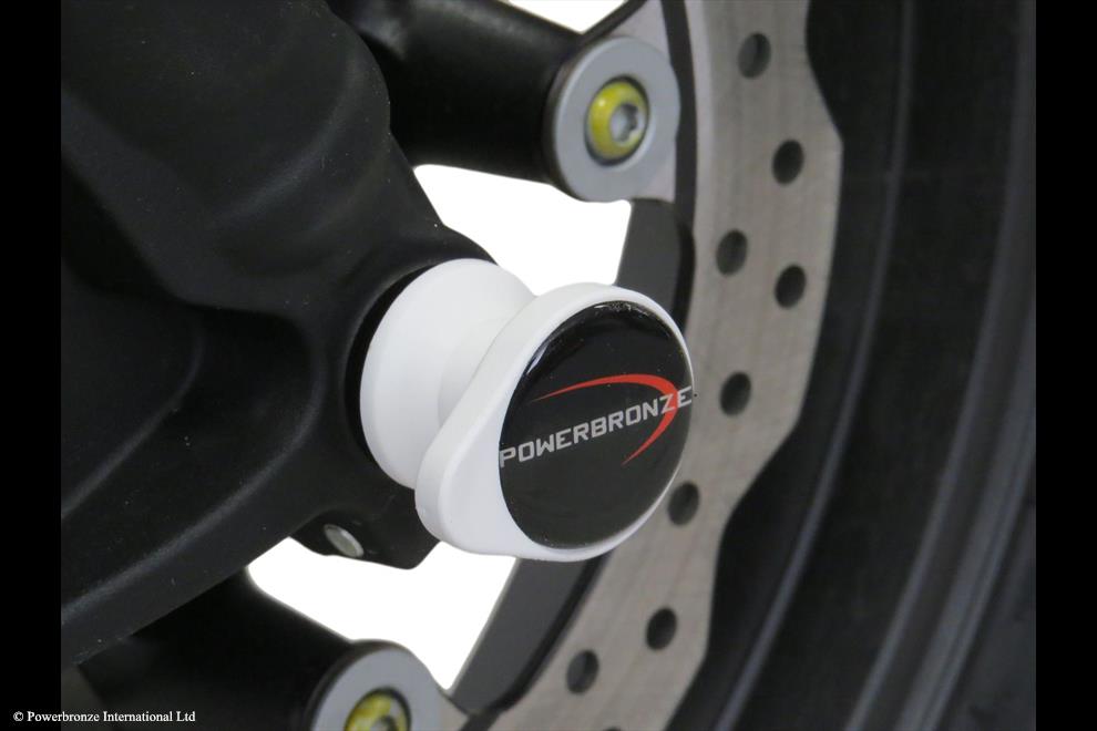 Powerbronze / パワーブロンズ Fork Protectors for HONDA CB750 HORNET 23/GREEN PLASTIC | 518-H104-011