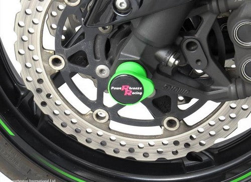 Powerbronze / パワーブロンズ フォーク プロテクター KAWASAKI Z1000 10-11 グリーン プラスチック | 518-K105-011