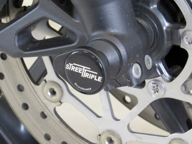 Powerbronze / パワーブロンズ フォークプロテクター グリーン プラスチック TRIUMPH ストリートトリプル R ストリートトリプル R LOW ストリートトリプル RS ストリートトリプル S 17-19 | 518-T106-011