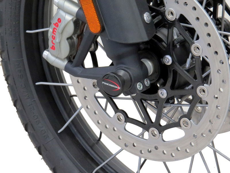 Powerbronze フォークプロテクター TRIUMPH SCRAMBLER 1200 XC 19-21/SCRAMBLER 1200 XE 19-21/ブラック | 518-T108-003