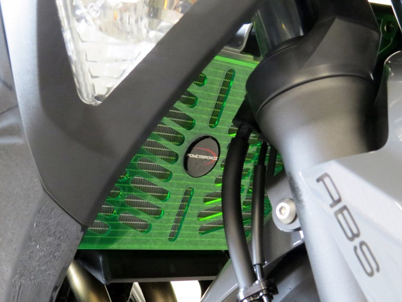 Powerbronze / パワーブロンズ クーラーグリル (プラスチック) グロスブラック KAWASAKI NINJA 400 18-19 Z400 19 NINJA 650 17-19 | 520-K116-022