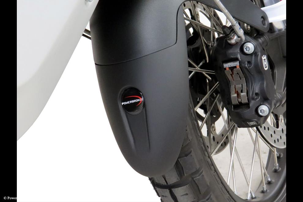 Powerbronze / パワーブロンズ Mudguard Extenders for HUSQVARNA NORDEN 901 22-23/MATT BLACK | 650-HU102-070