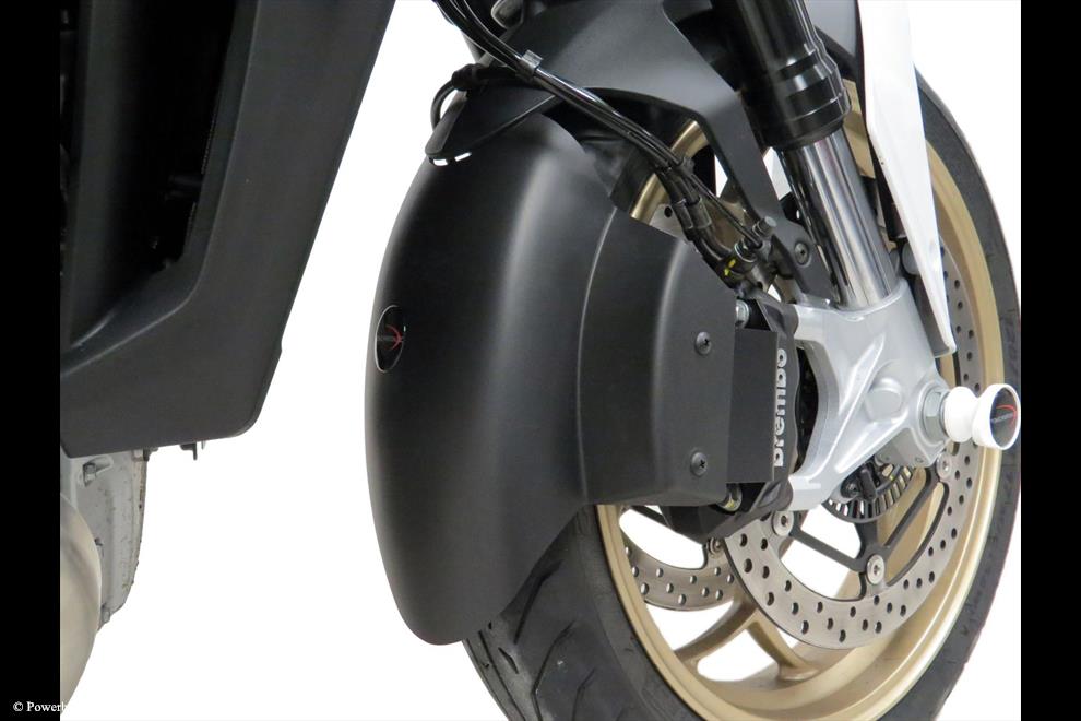 Powerbronze / パワーブロンズ Mudguard Extenders for MOTO GUZZI V100 MANDELLO 22-23/MATT BLACK | 650-M103-070