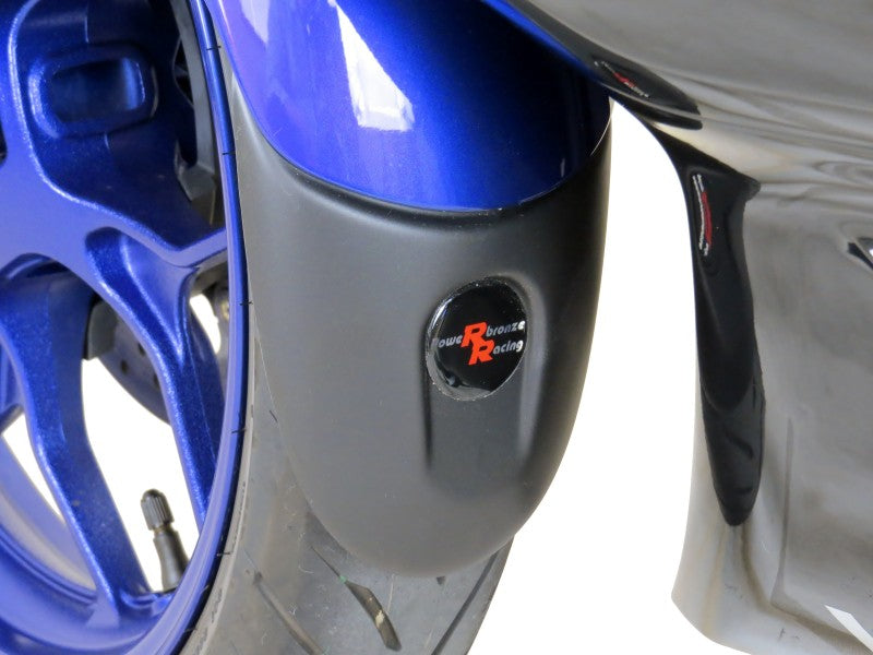 Powerbronze / パワーブロンズ マッドガードエクステンダー YAMAHA YZF-R3 15-20/MT-03 16-20 マットブラック | 650-Y116-070