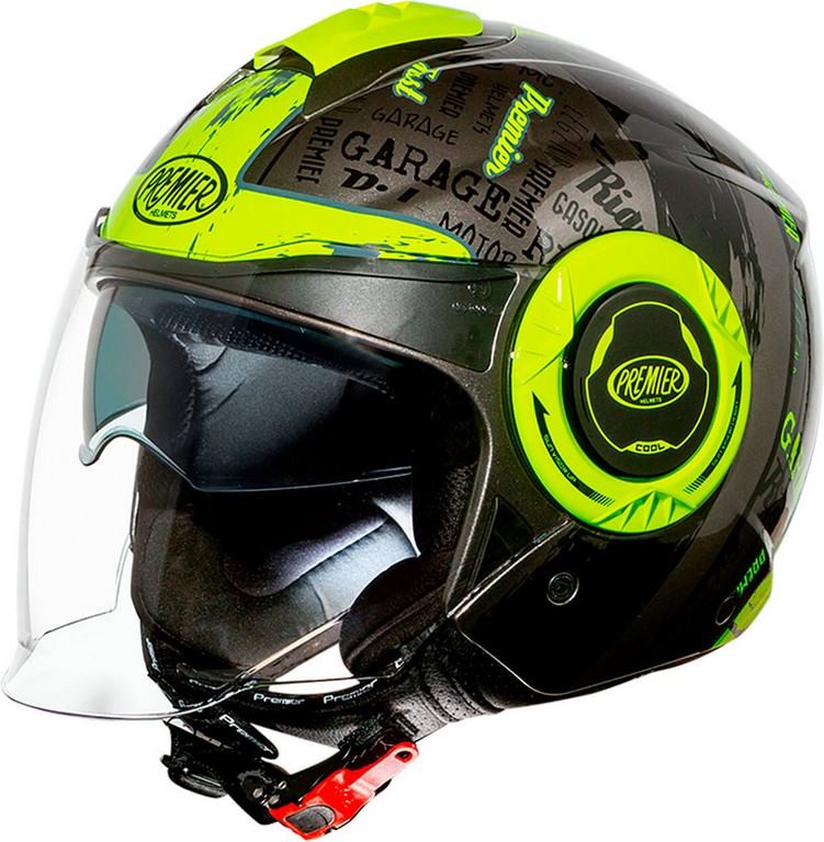 Premier / プレミア オープンフェイス ヘルメットCOOL RDY17 | APJETCOOPOLRY7