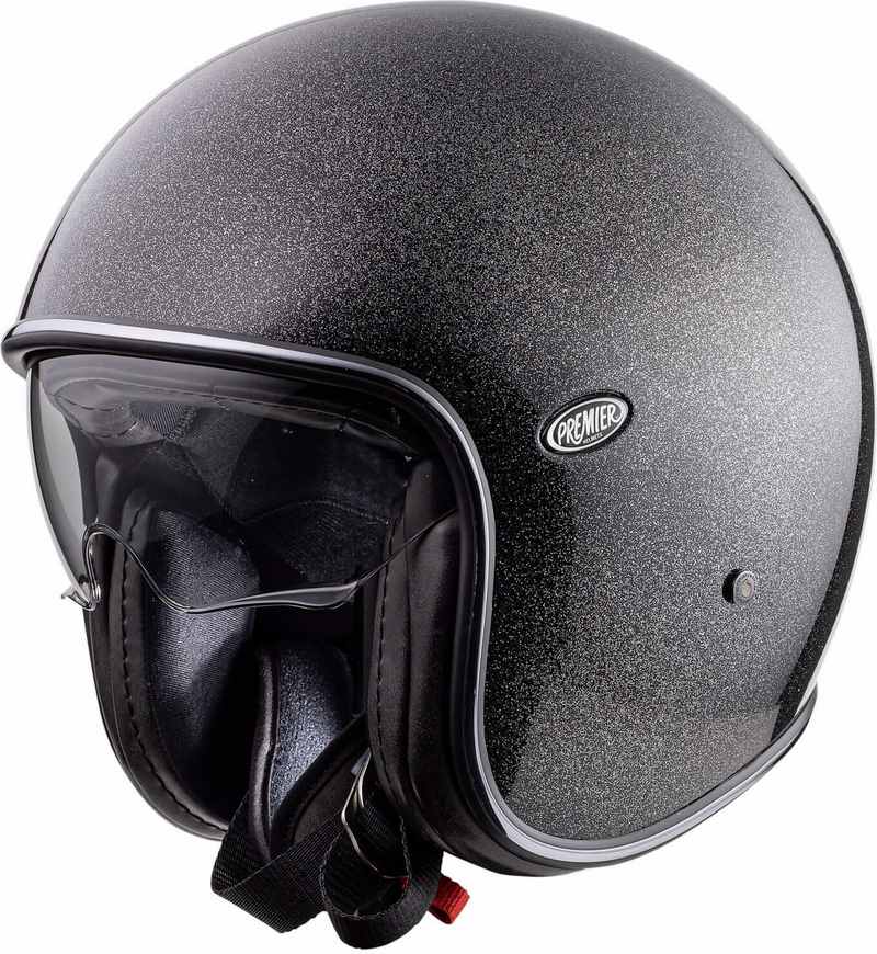 Premier / プレミア オープンフェイス ヘルメット VINTAGE U9 GLITTER SILVER | APJETVIEFIBGL90