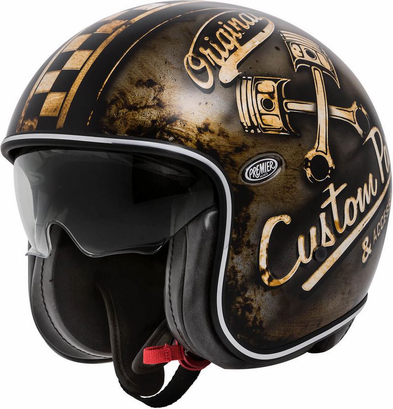 Premier / プレミア オープンフェイス ヘルメット VINTAGE OP 9 BM | APJETVIEFIBOP90