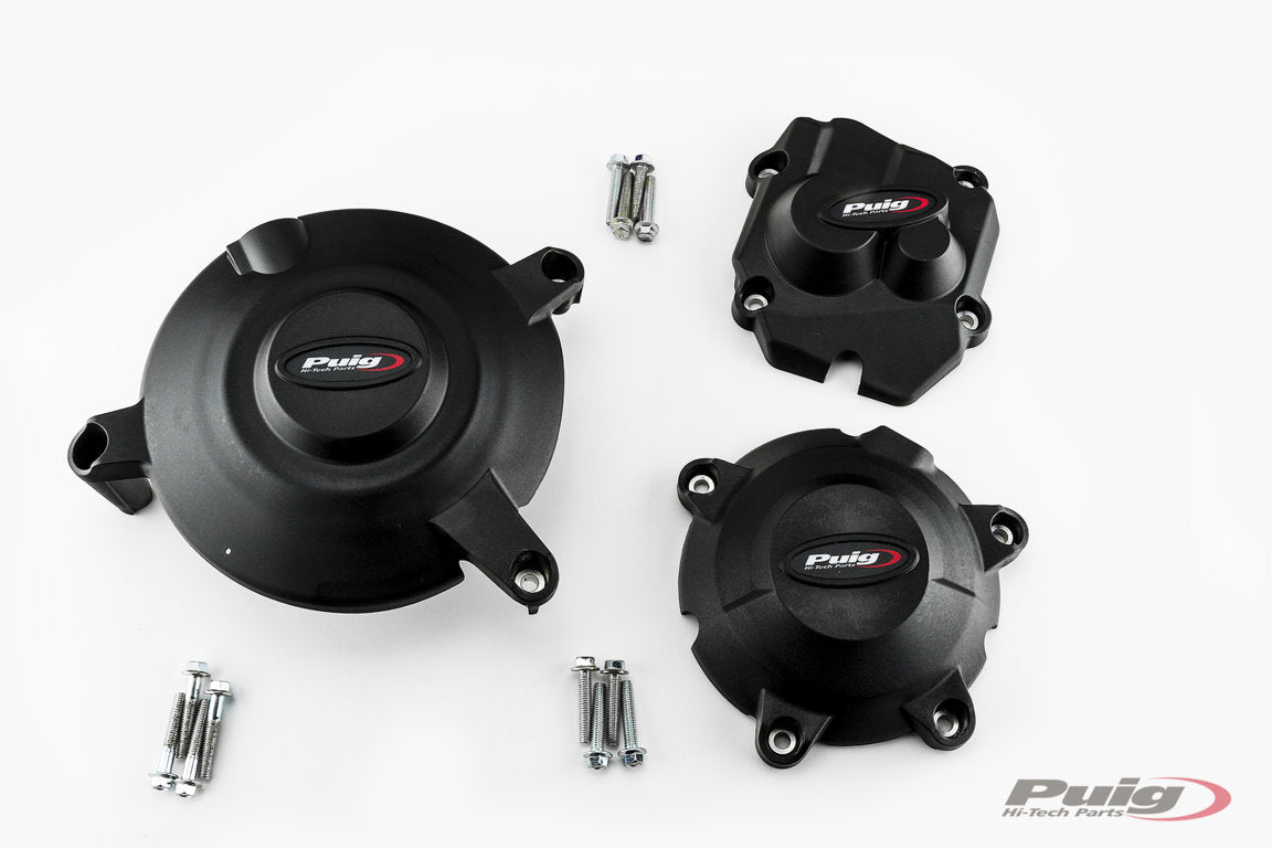 Puig Engine Protective Cover Black | 20133CN