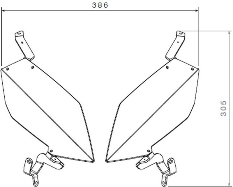 Puig / プーチ ヘッドライトプロテクター BMW F900XR 2020 | 20395